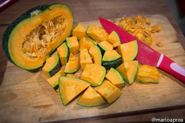 kabocha tagliata