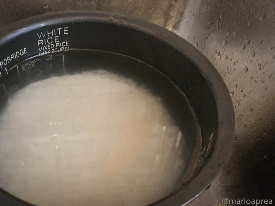 lavaggio del riso