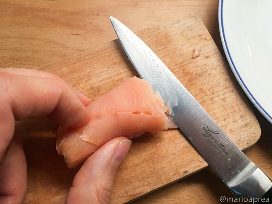 taglio salmone