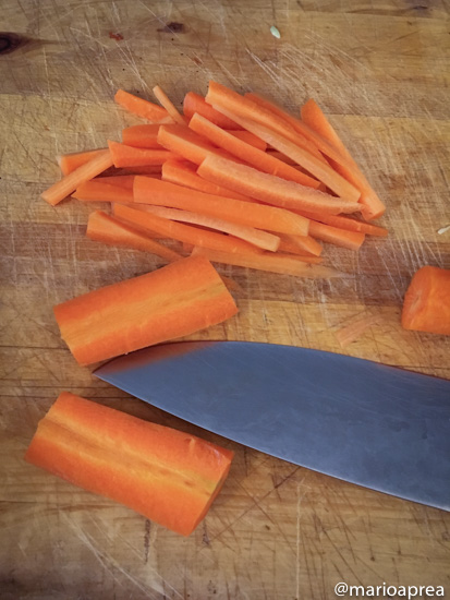 Hosogiri carote
