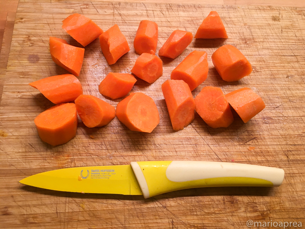 rangiri di carote
