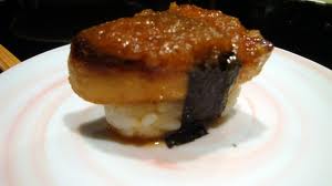 Foie gras sushi