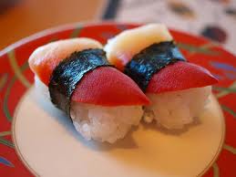 Hokkigai nigiri