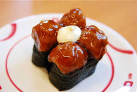 sushi con polpette