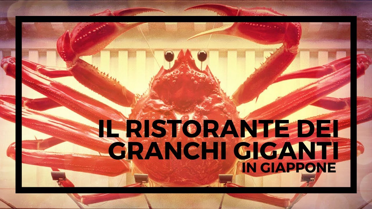 Il ristorante dei granchi giganti in Giappone