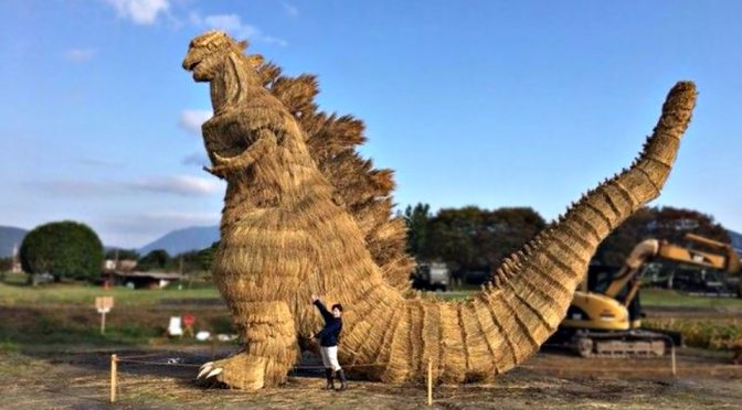 Godzilla paglia di riso
